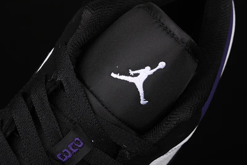 All categories Air Jordan Jordan series basketball shoes Air Jordan 1 Low New version Air Jordan 1 Low Court Purple AJ1 Joe 1 low top suede black purple toe 553558-125
